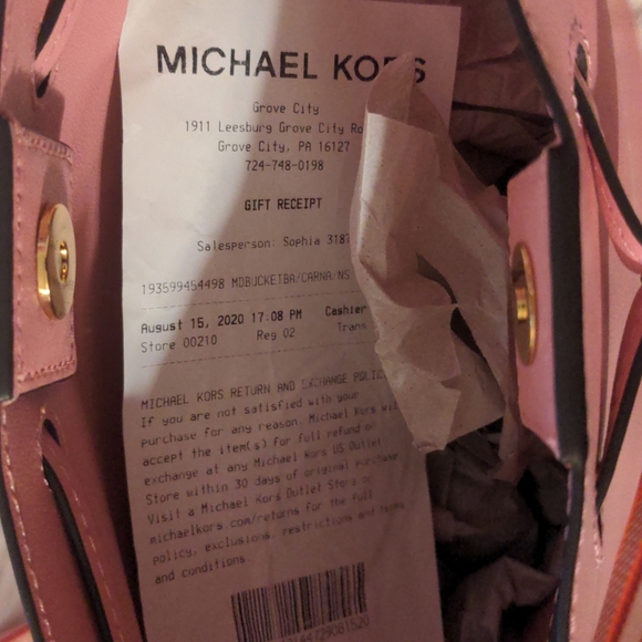 Michael Kors | Bags | Michael Kors Md Bucket Bag Shoulder Carnation |  Poshmark